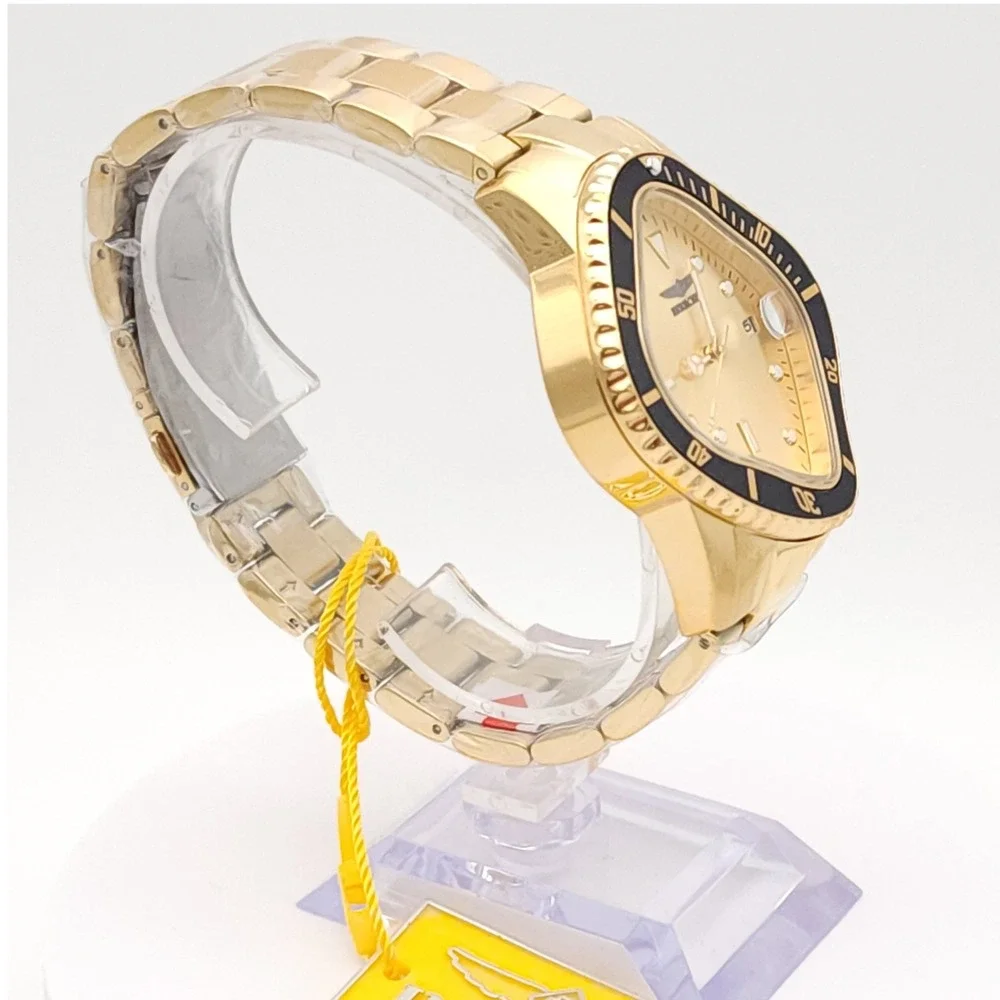 Invicta Artist Surreal 51005 Men's Watch 40mm Gold Tone Gold Dial Quartz